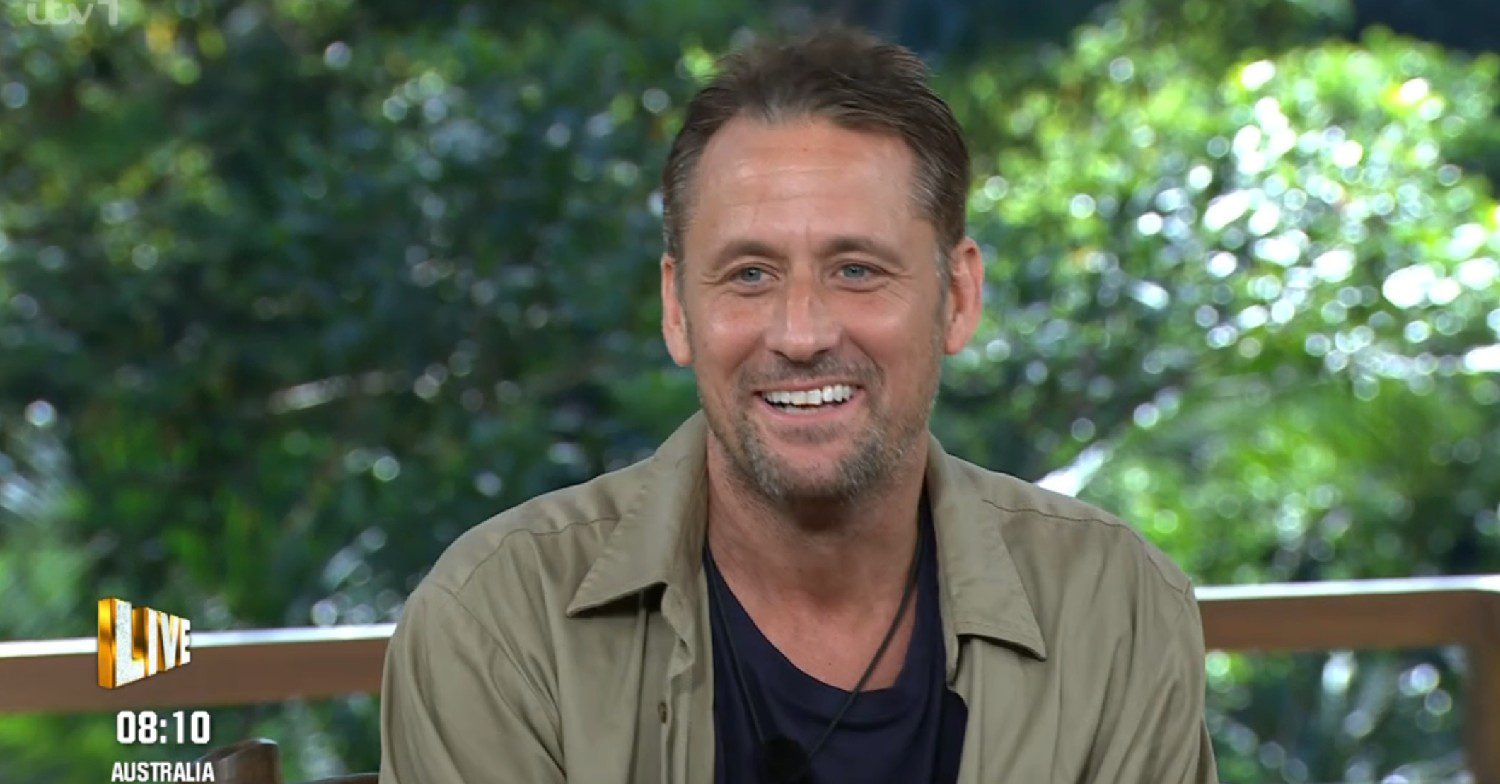 Nick Pickard smiling on I'm A celebrity