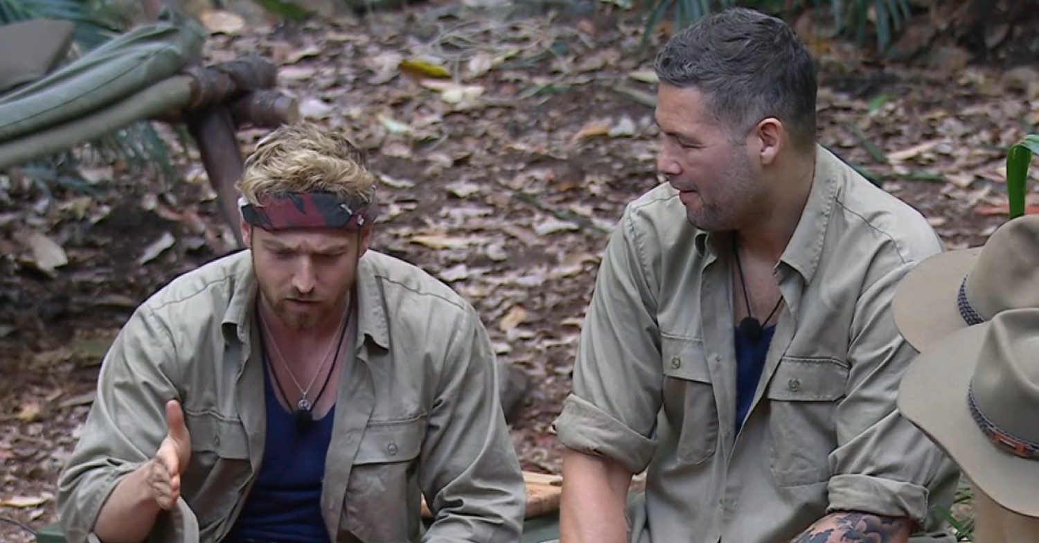 Tony Bellew and Sam Thompson on I'm A Celeb
