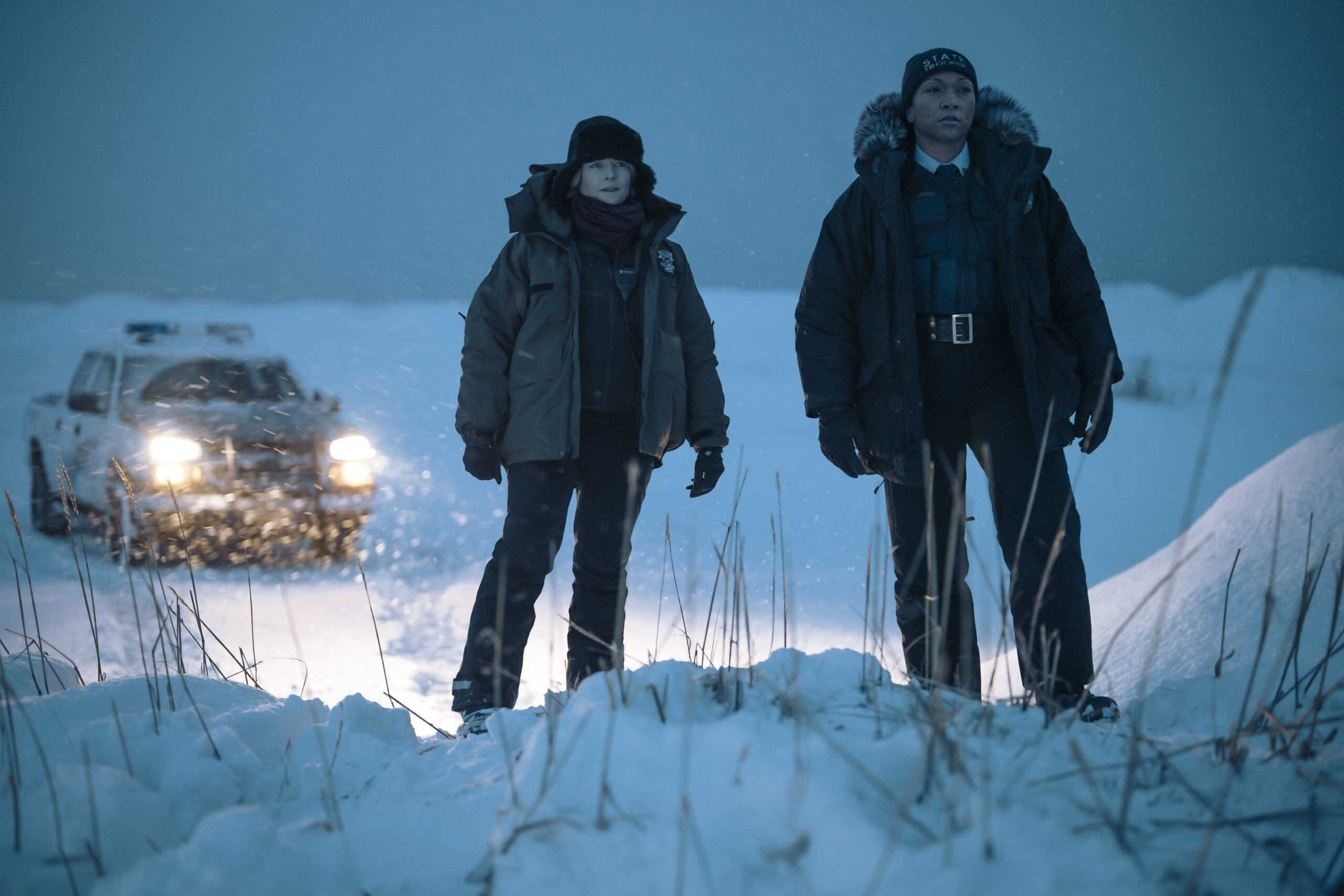 Jodie Foster and Kali Reis in True Detective: Night Country