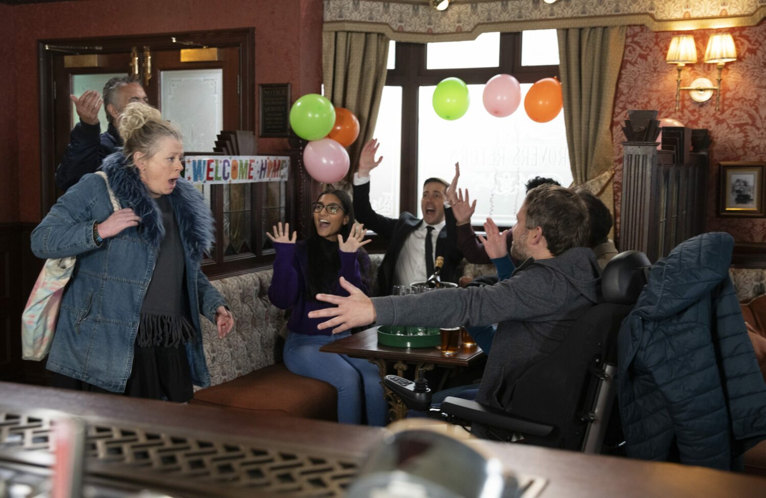 Coronation Street spoilers: Bernie is surprised by her release party. 