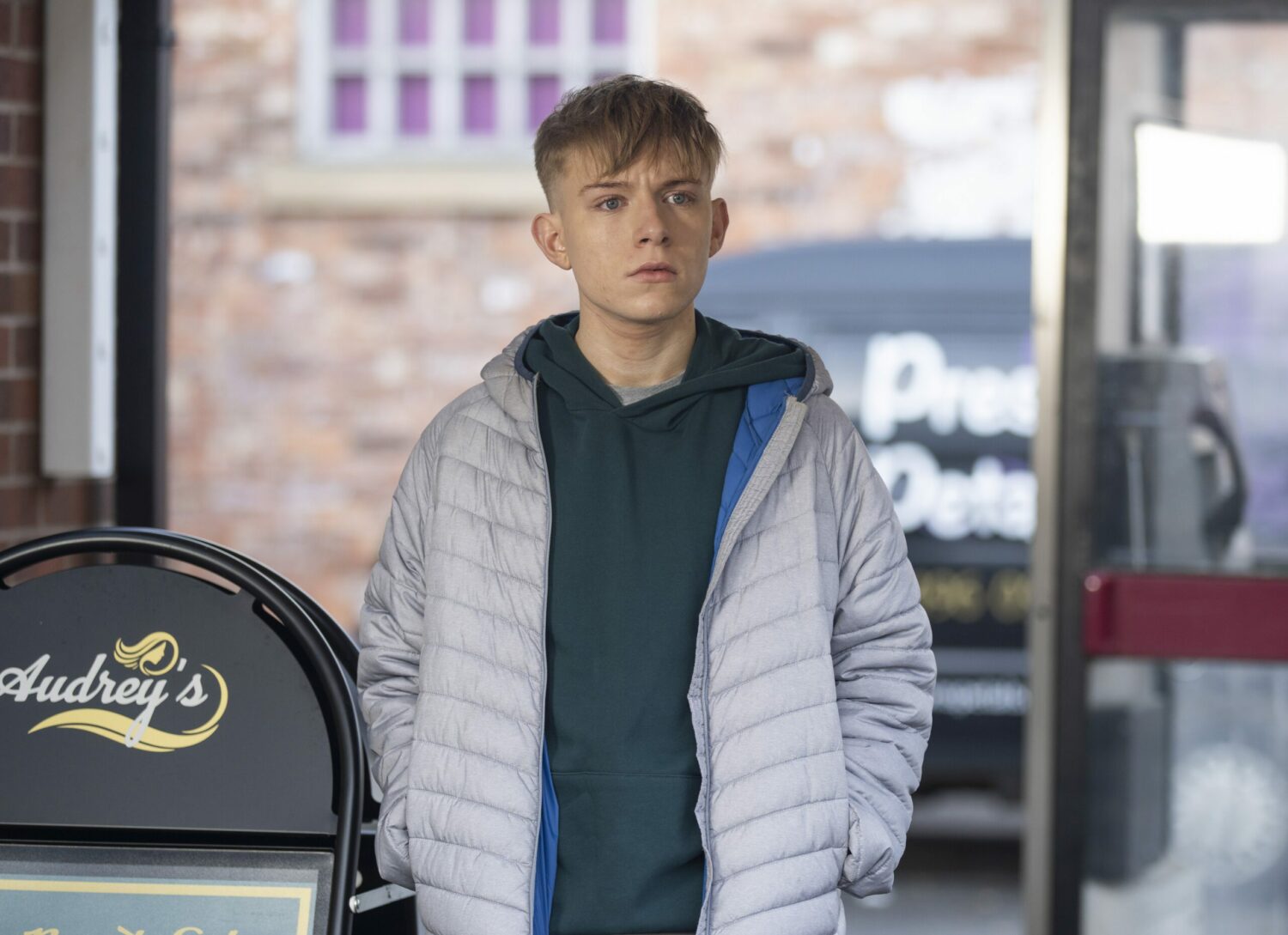 Max in Corrie looks shocked 