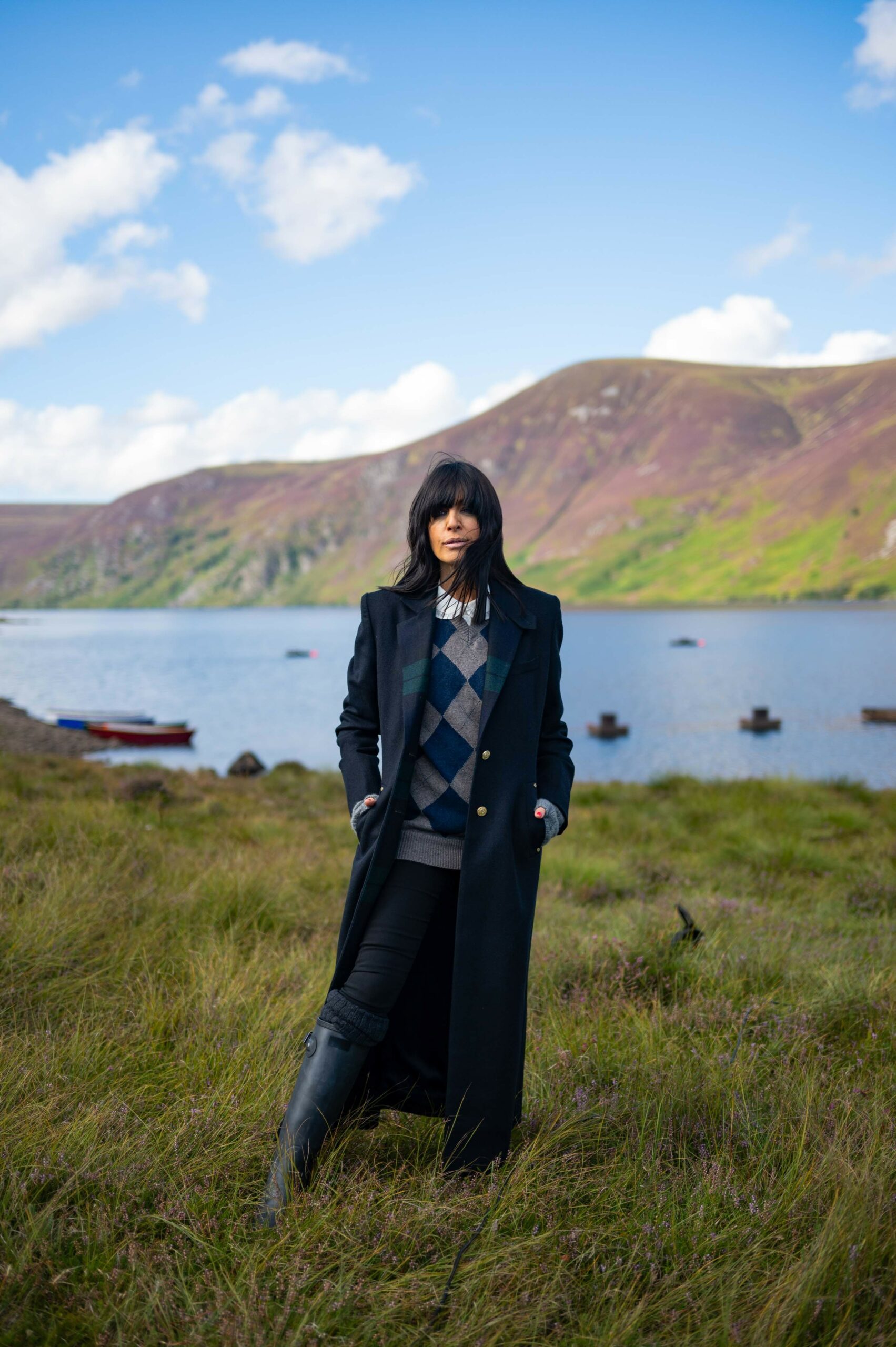Claudia Winkleman on The Traitors