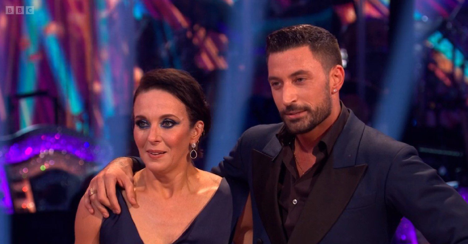 Amanda Abbington and Giovanni Pernice on Strictly