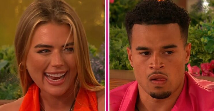 Arabella and Toby on Love Island