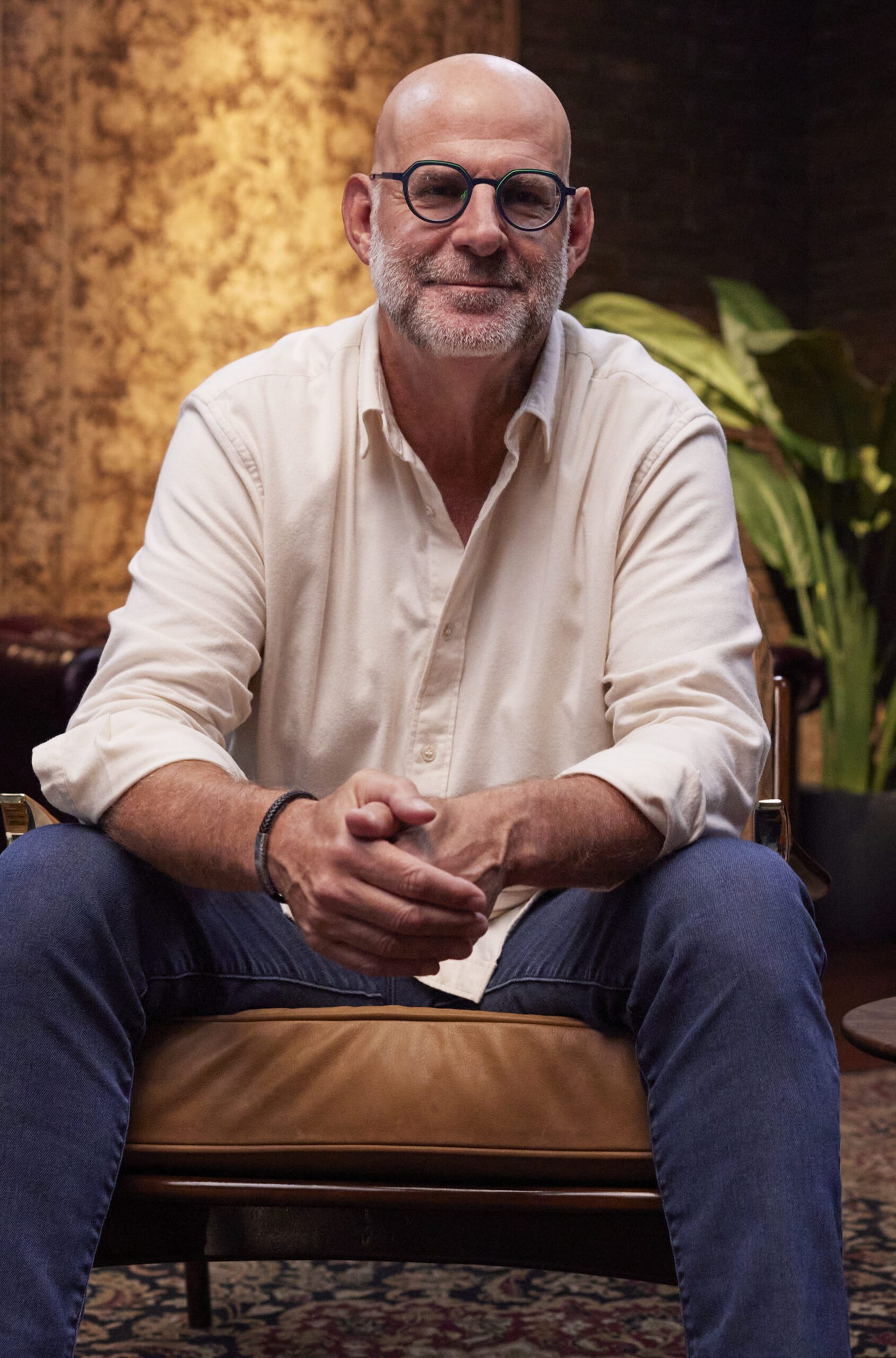 Bestselling writer Harlan Coben sitting down