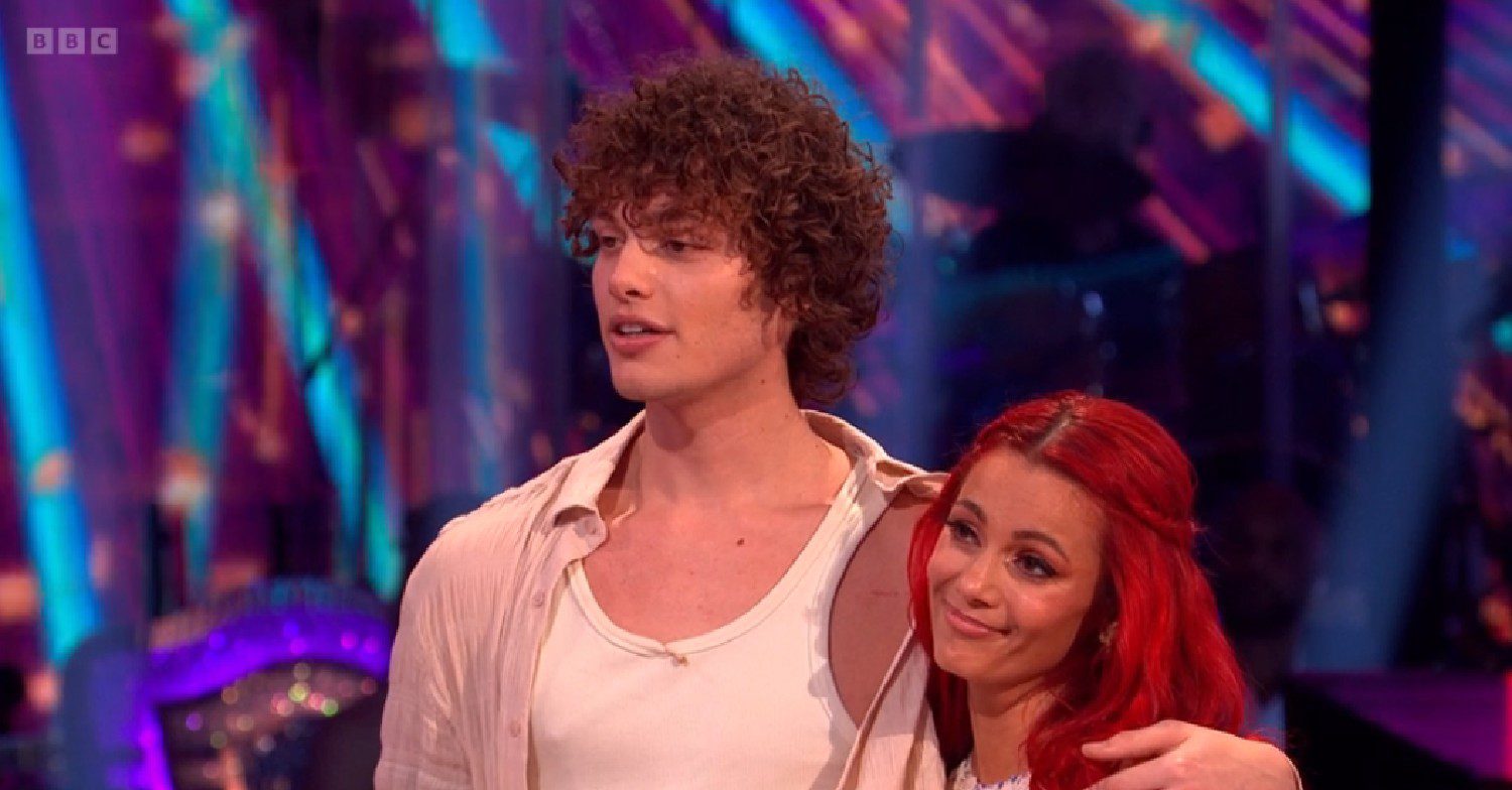 Bobby Brazier and Dianne Buswell on Strictly