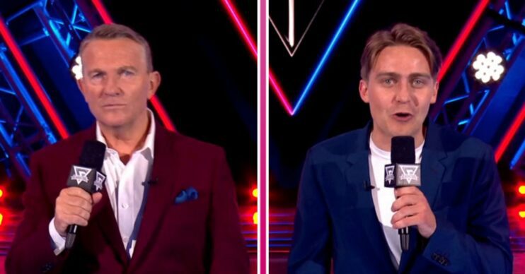 Bradley and Barney Walsh hosting Gladiators