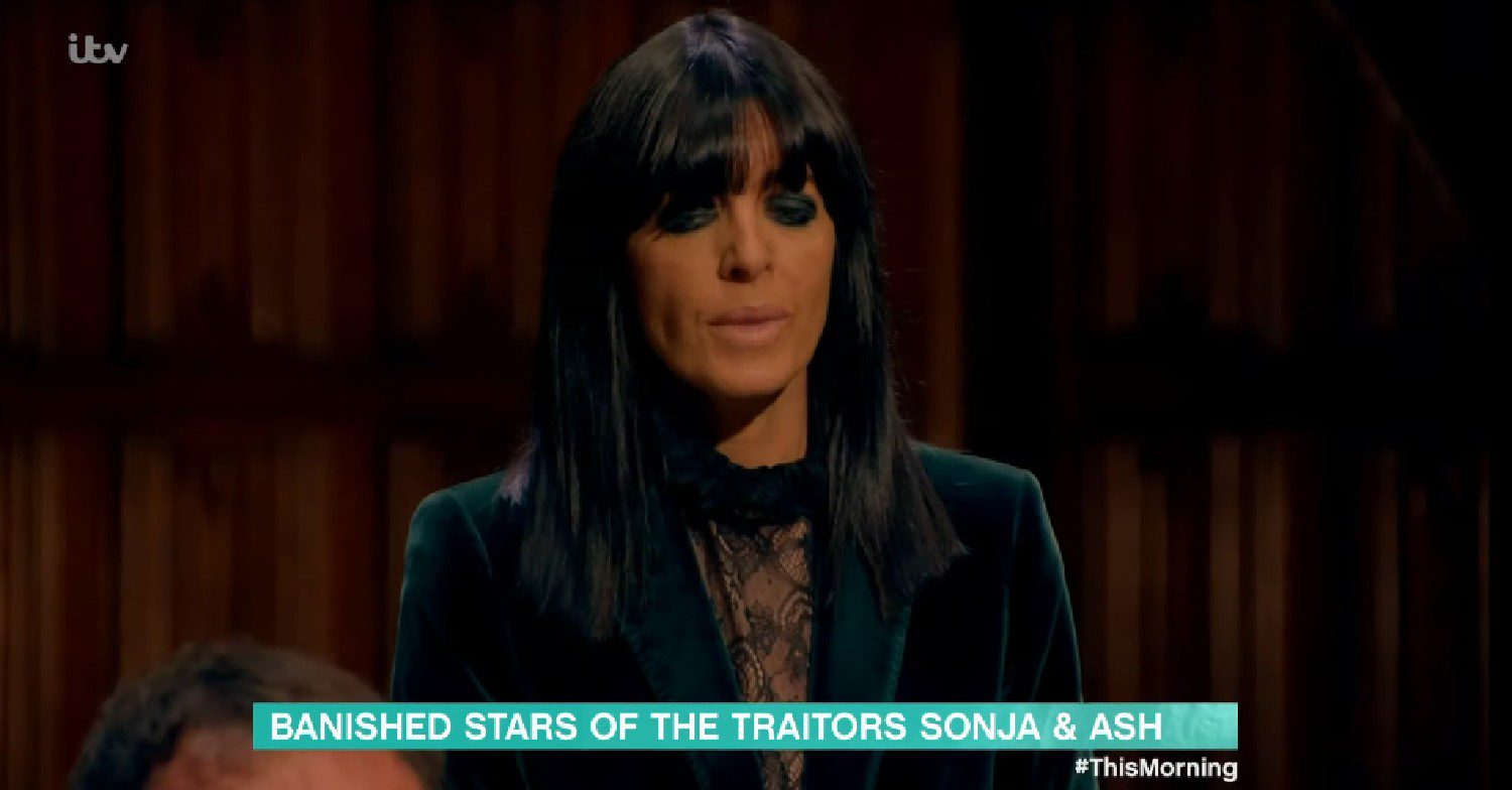 Claudia Winkleman on The Traitors shown on This Morning