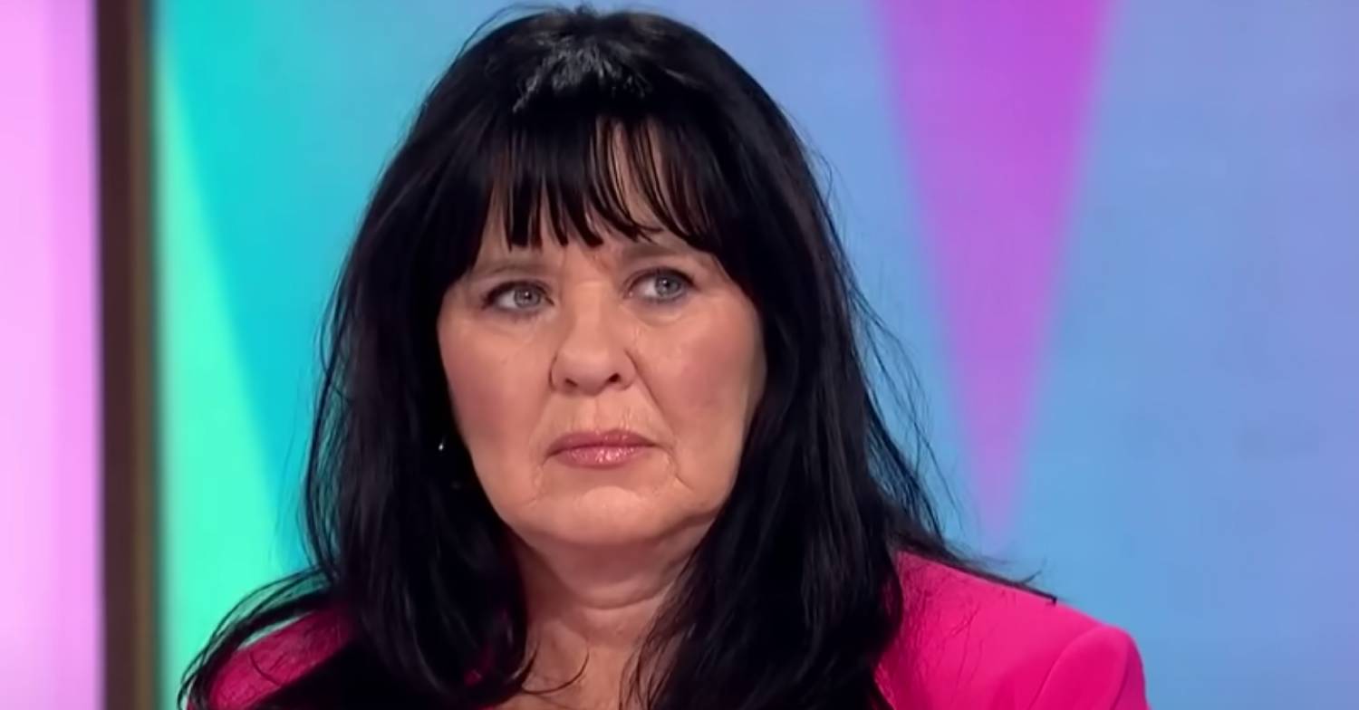 Coleen Nolan looks unhappy