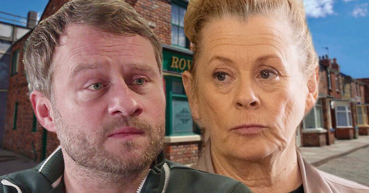 Coronation Street's Paul, Bernie, the background of the Rovers