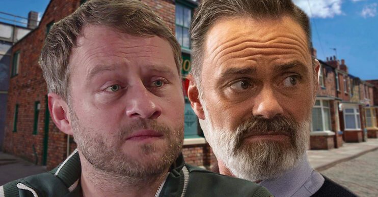 Coronation Street's Paul, Billy, the background of the Rovers