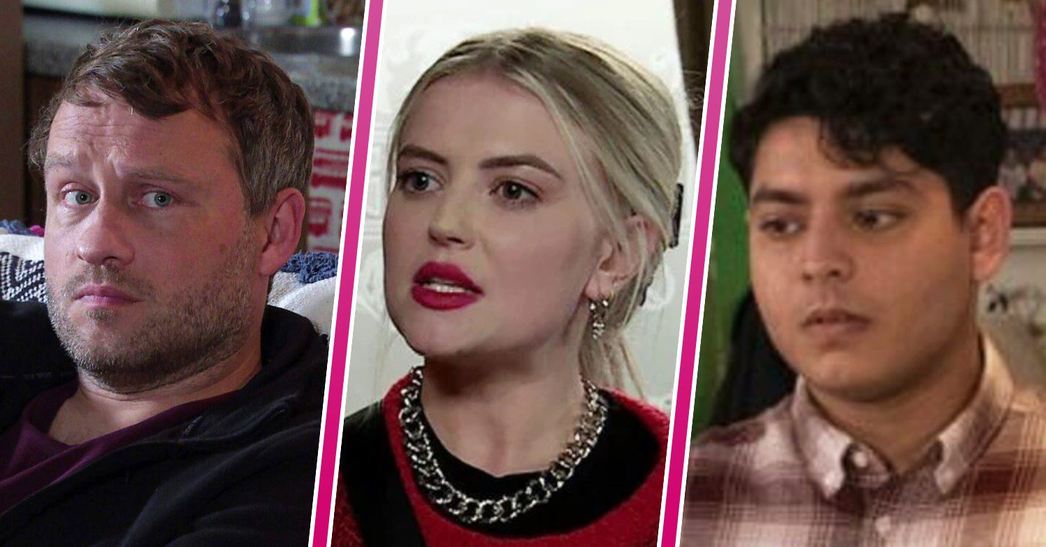 Coronation Street new year spoilers 2024 comp image: Paul, Bethany, Aadi