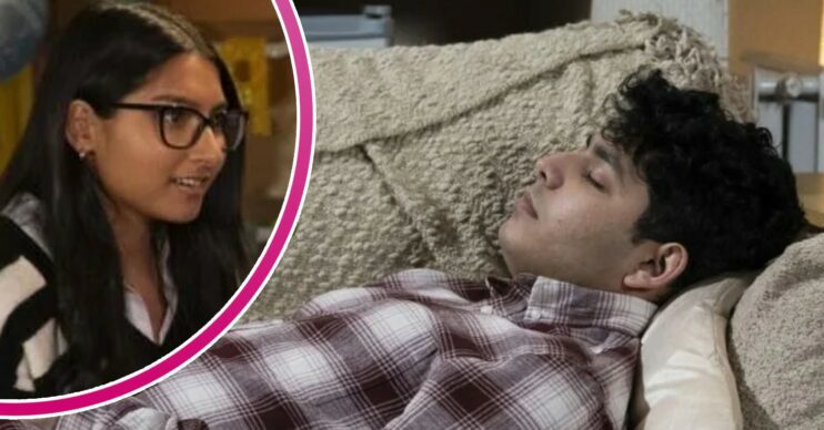 Coronation Street comp image: Asha and Aadi