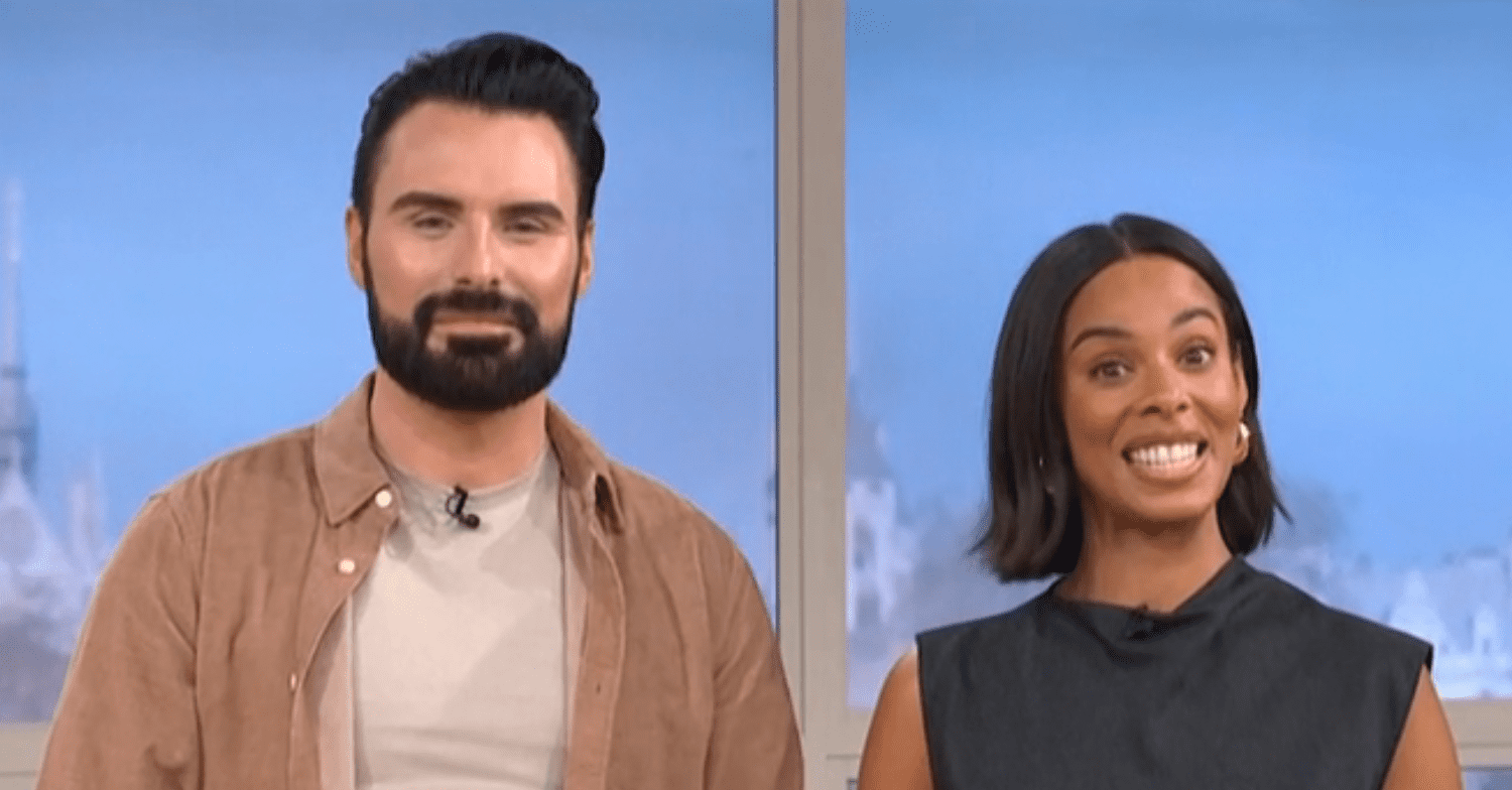Rylan Clark and Rochelle Humes on This Morning today
