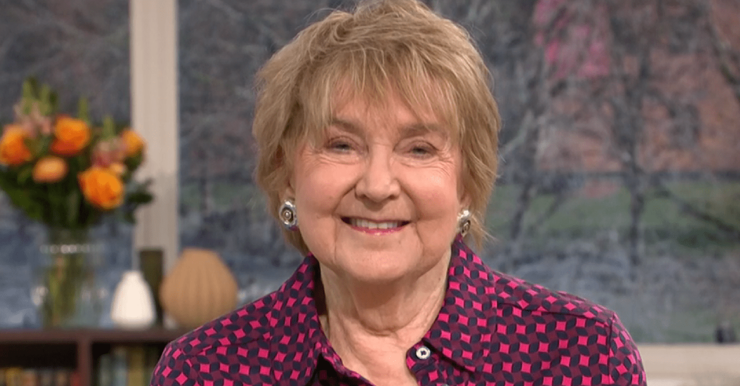 Deidre smiling on This Morning