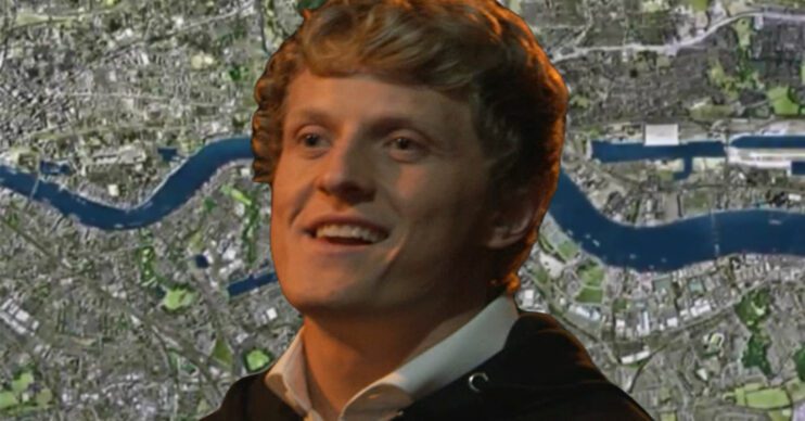 EastEnders' Logan, the background of the Thames