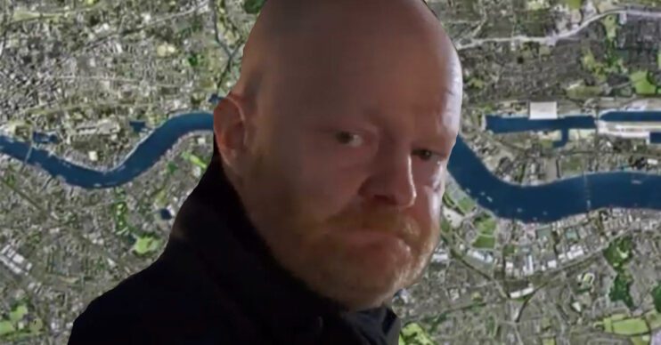 EastEnders' Max Branning, the background of the Thames