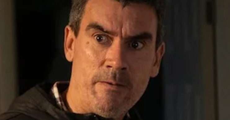 Emmerdale's Cain has a serious face