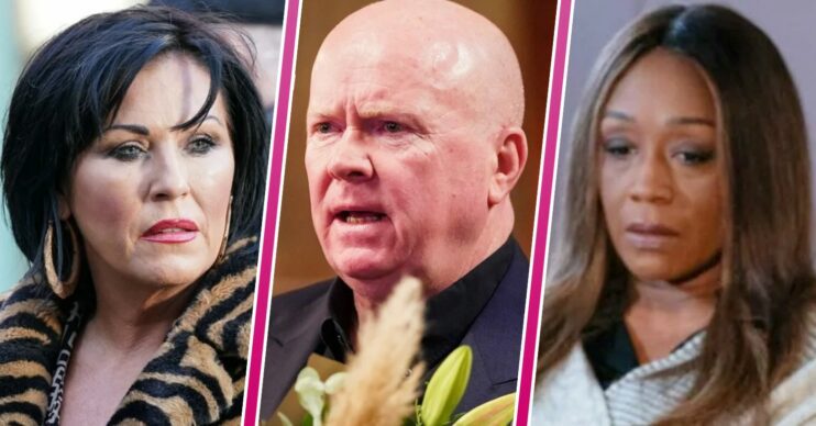 Why EastEnders is not on tonight comp image: Kat, Phil, Denise