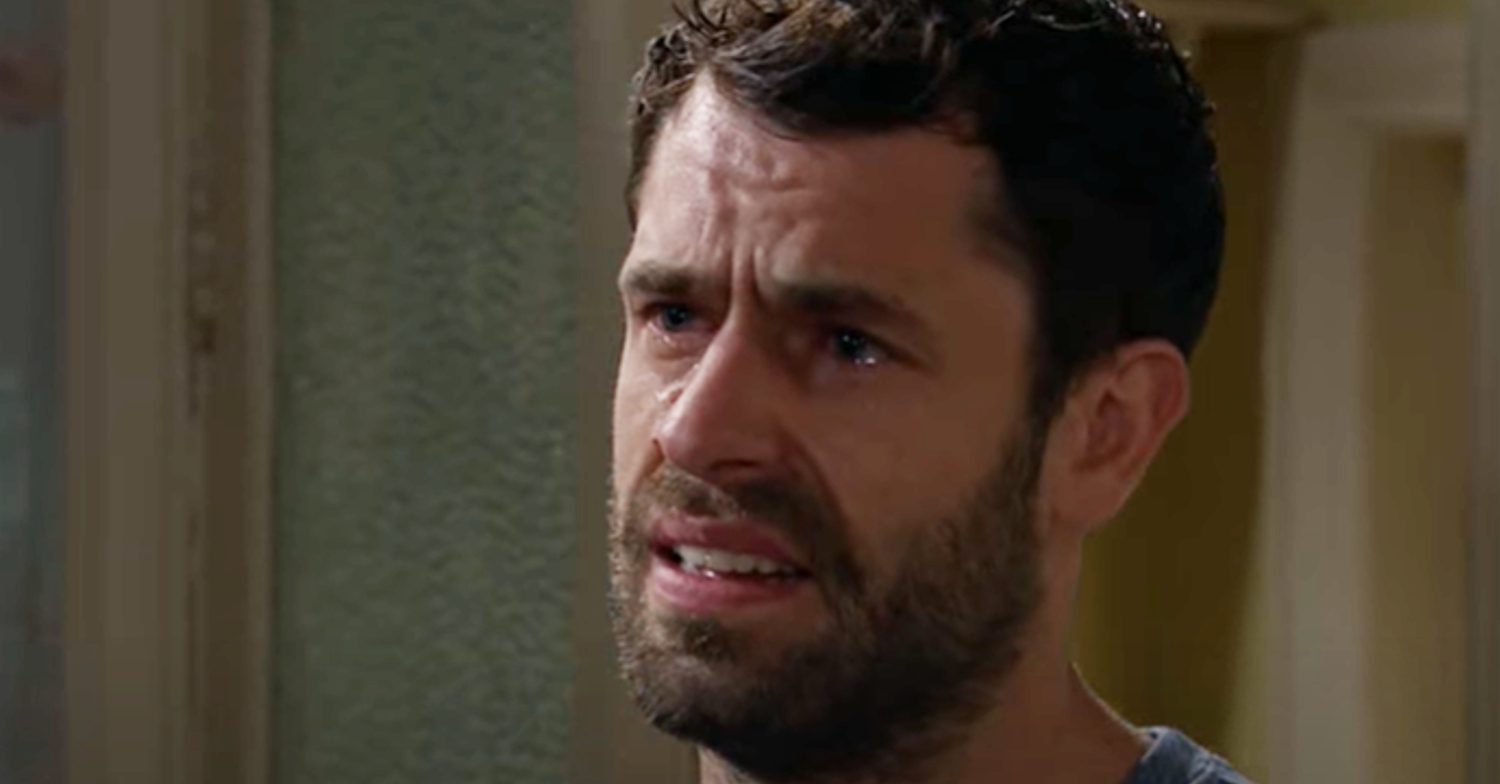 Emmerdale's Andy is crying