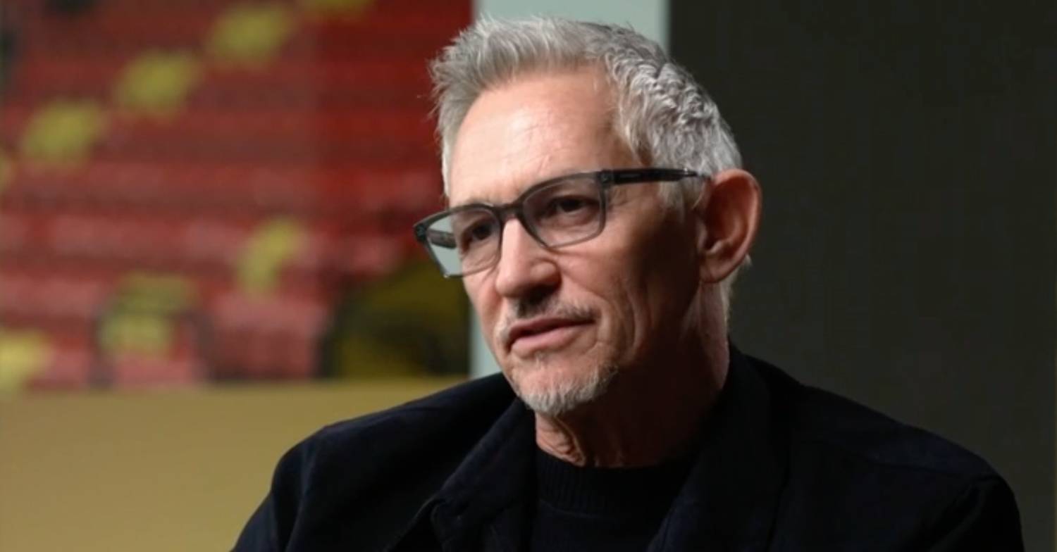 Gary Lineker listens