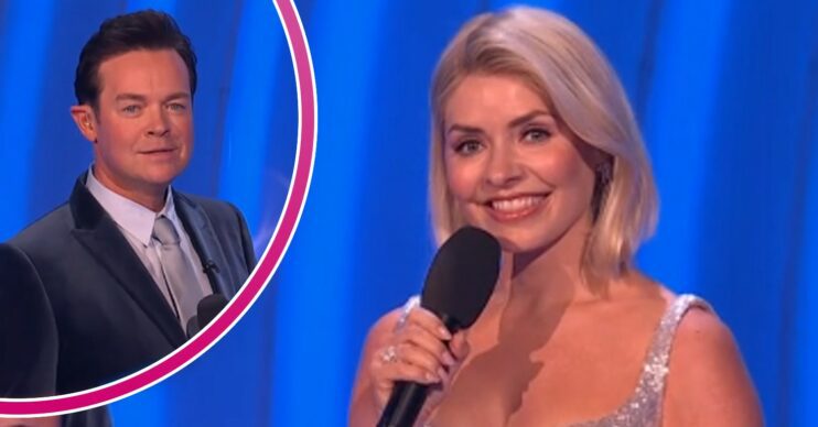 Stephen Mulhern and Holly Willoughby on Dancing On Ice