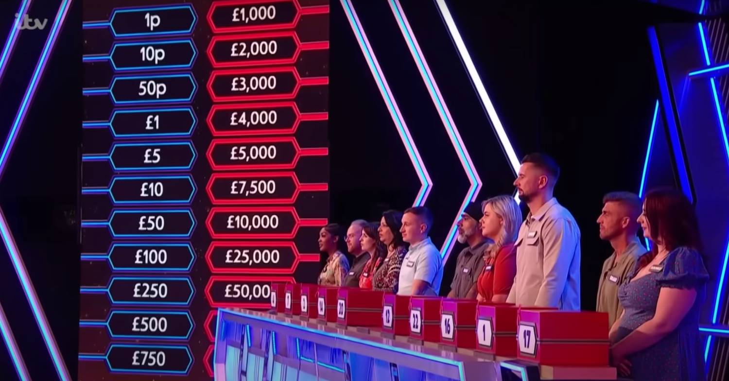 Contestants playing ITV Deal or No Deal