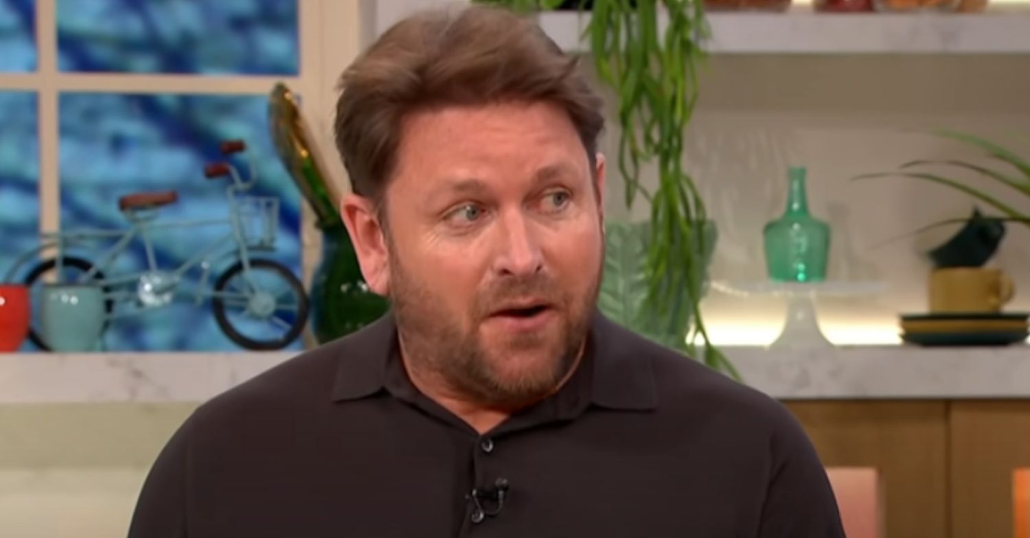 James Martin looking to the side