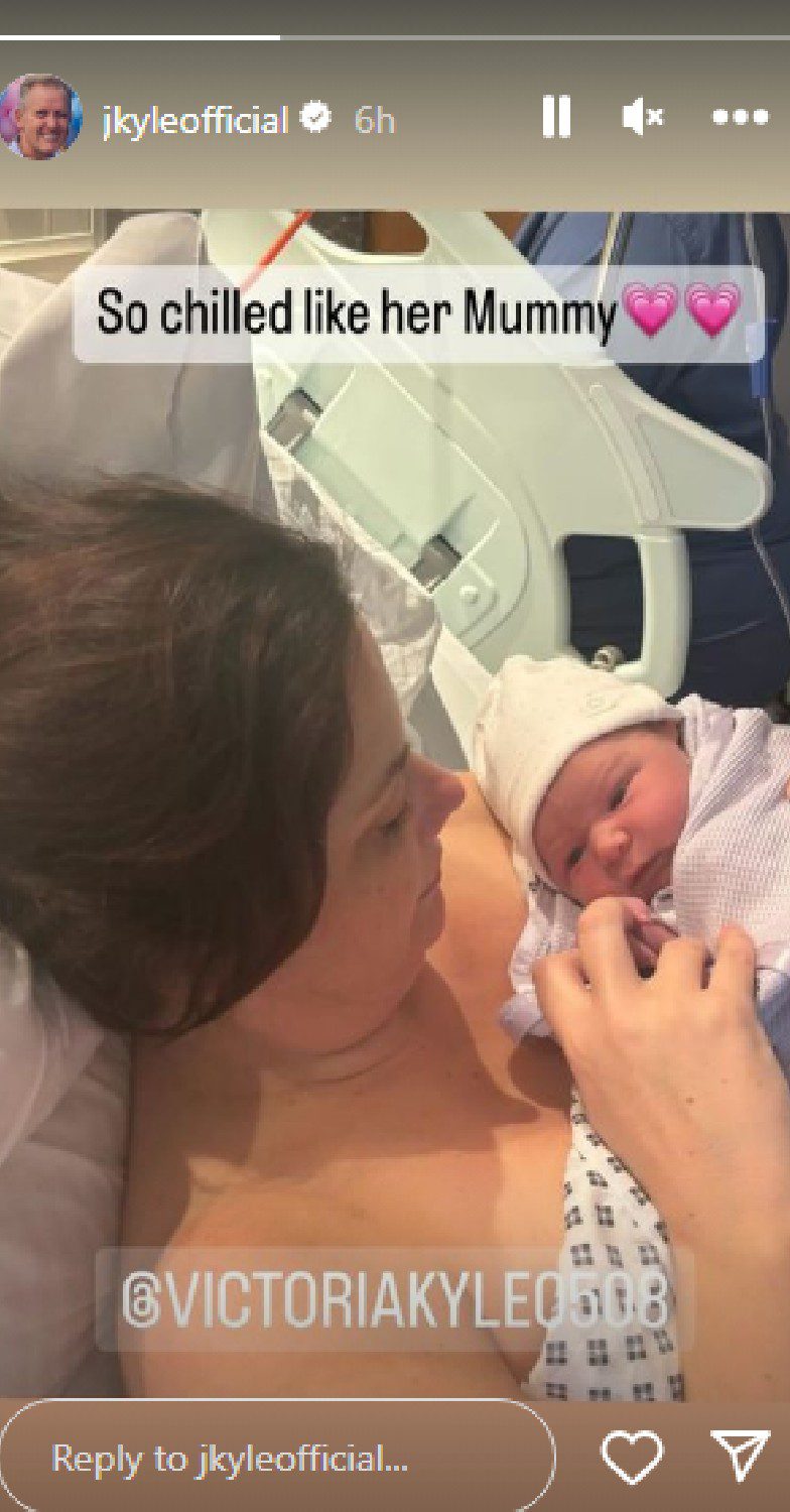 Jeremy Kyle shares pic of wife and baby daughter