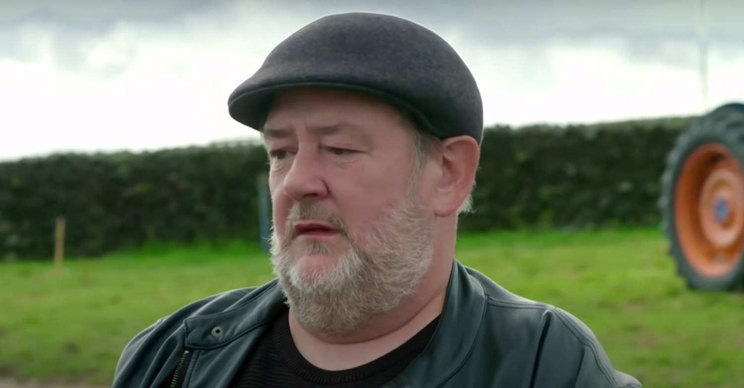 Johnny Vegas appears concerned