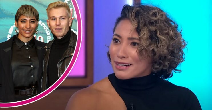 Karen Hauer on Loose Women and with ex husband