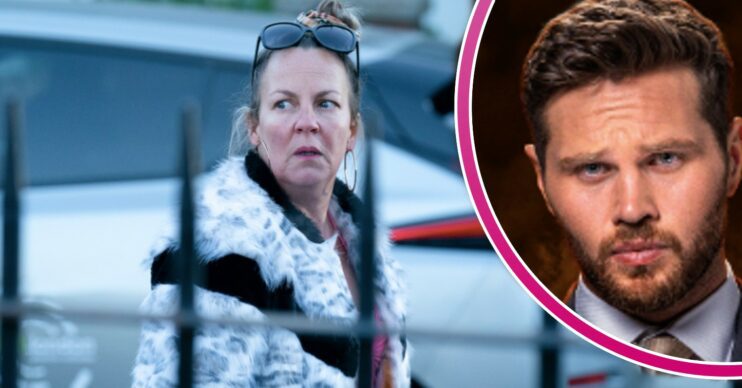 Karen Taylor with an inset of Keanu