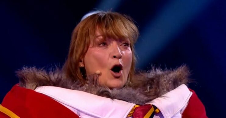 Lorraine Kelly as Owl on The Masked Singer