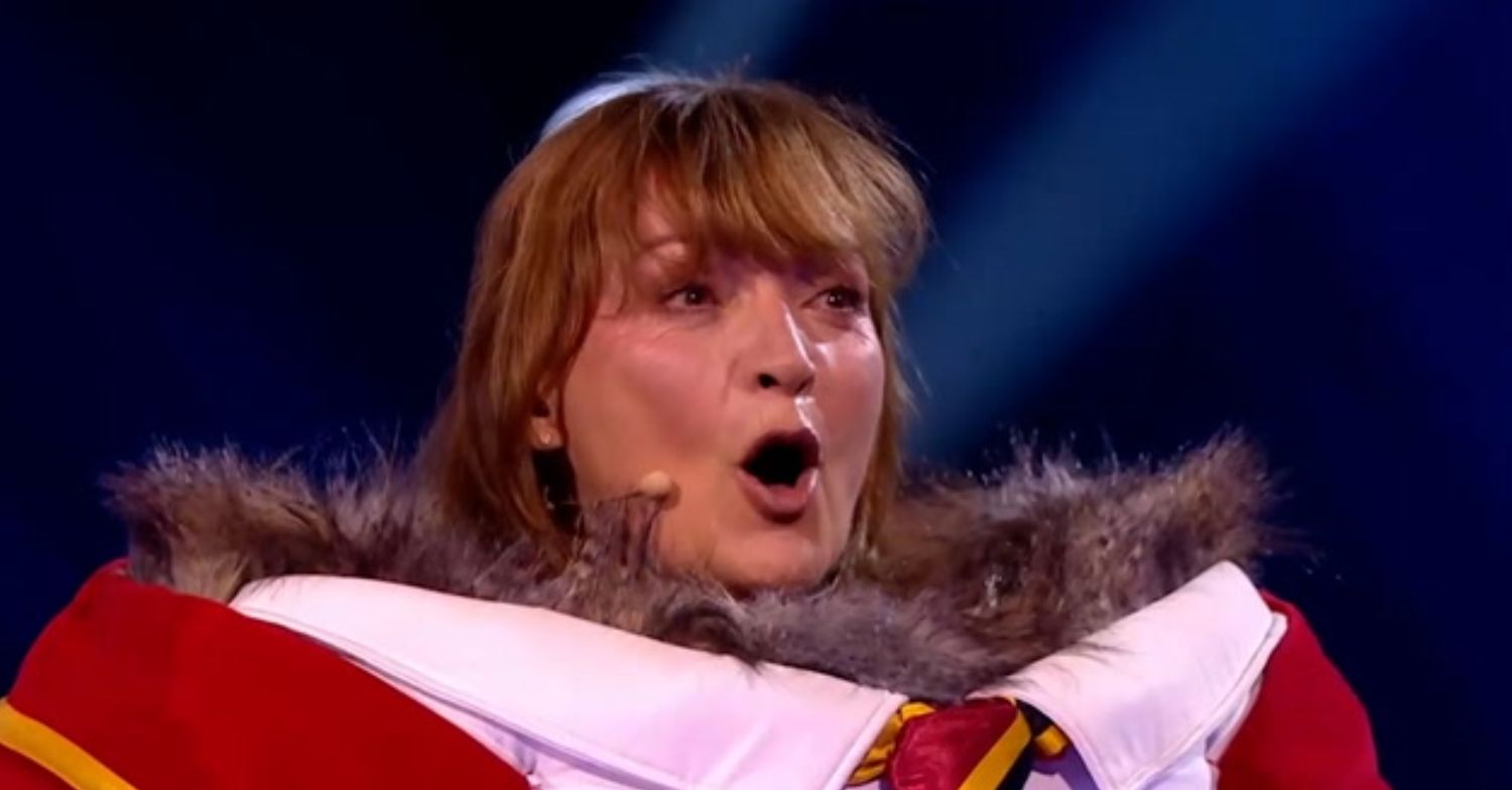Lorraine Kelly as Owl on The Masked Singer