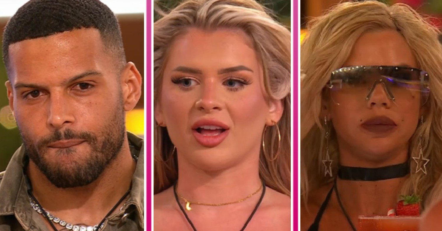 Luis, Liberty and Hannah on Love Island All Stars