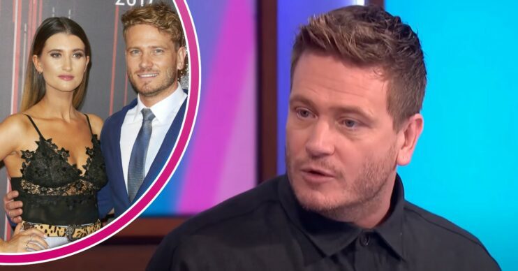 Matthew Wolfenden speaking on Loose Women and with Charley Webb at Soap Awards