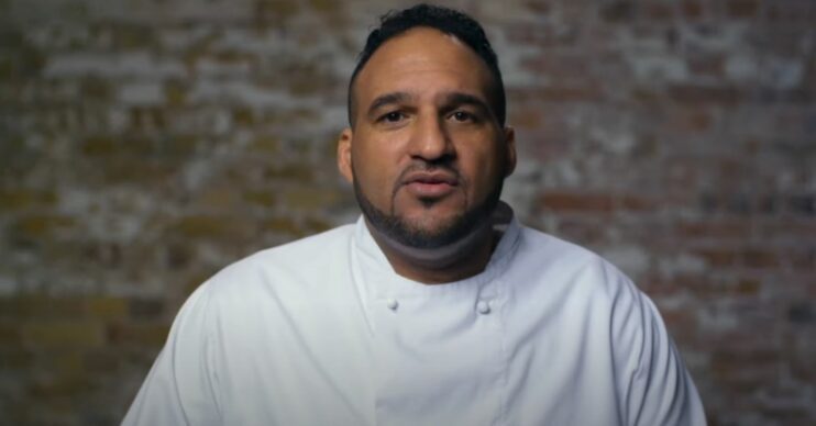 Michael Caines gazing in front