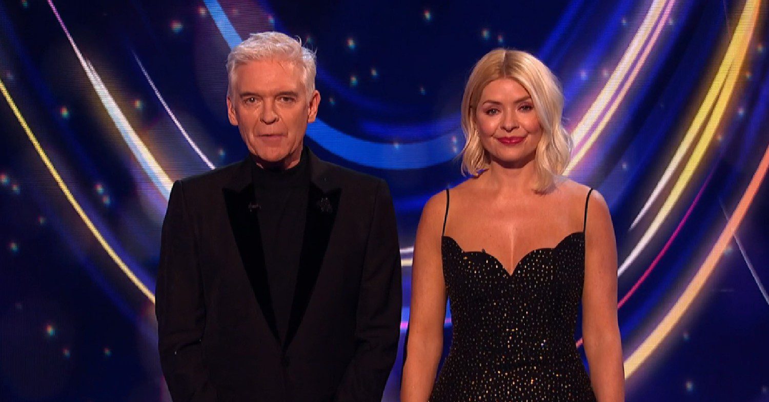 Phillip Schofield and Holly Willoughby hosting Dancing On Ice