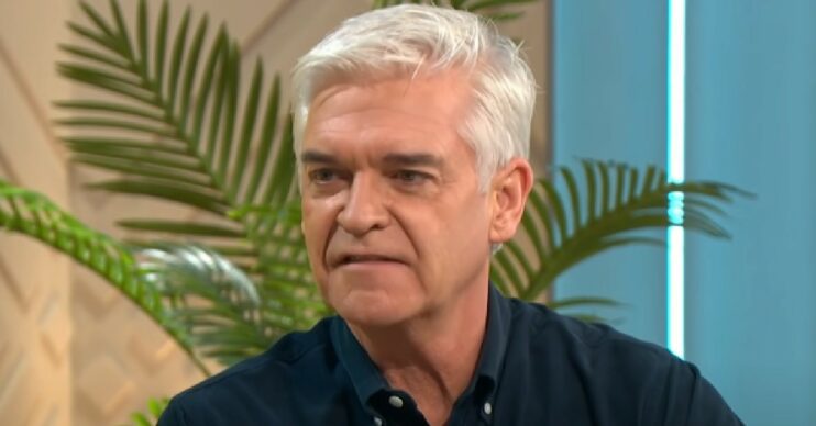 Phillip Schofield talking on Lorraine