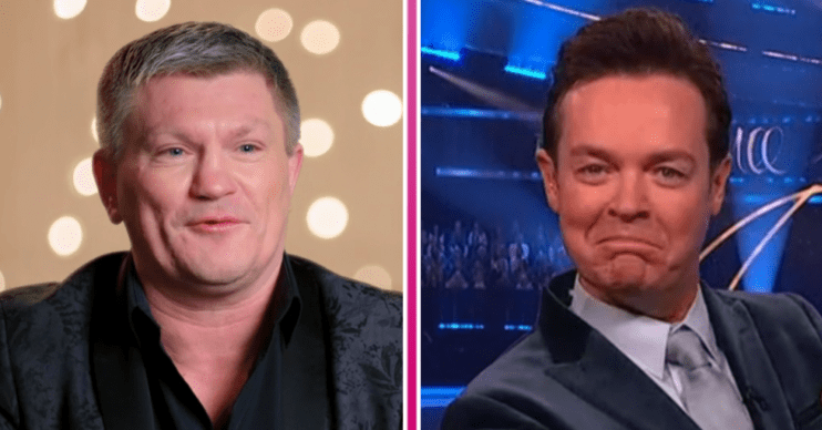 Ricky Hatton and Stephen Mulhern on Dancing On Ice