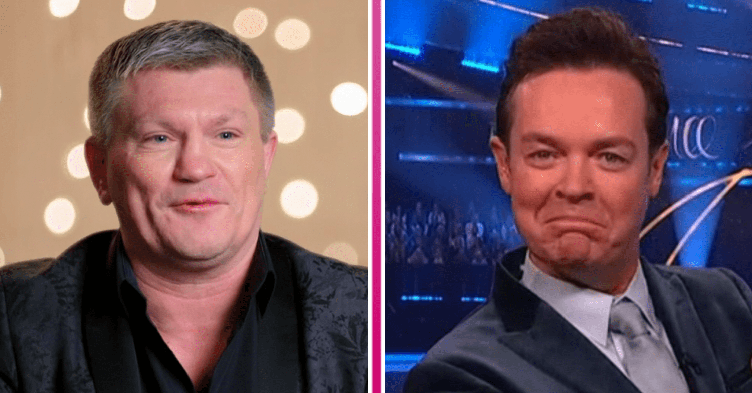 Ricky Hatton and Stephen Mulhern on Dancing On Ice