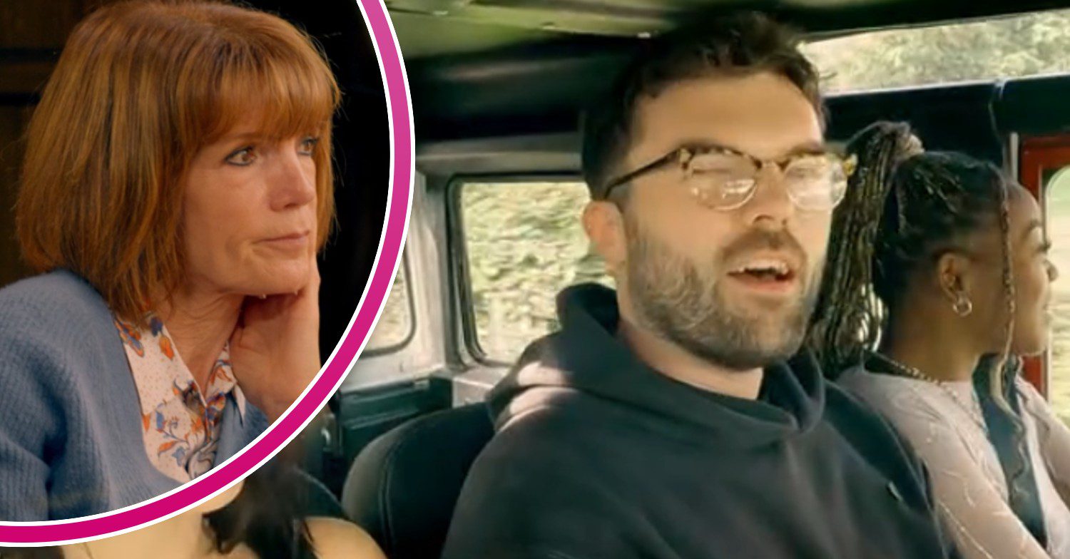 Diane and Ross winking on The Traitors