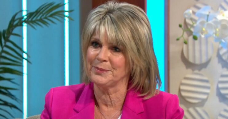 Ruth Langsford in pink blazer on Lorraine