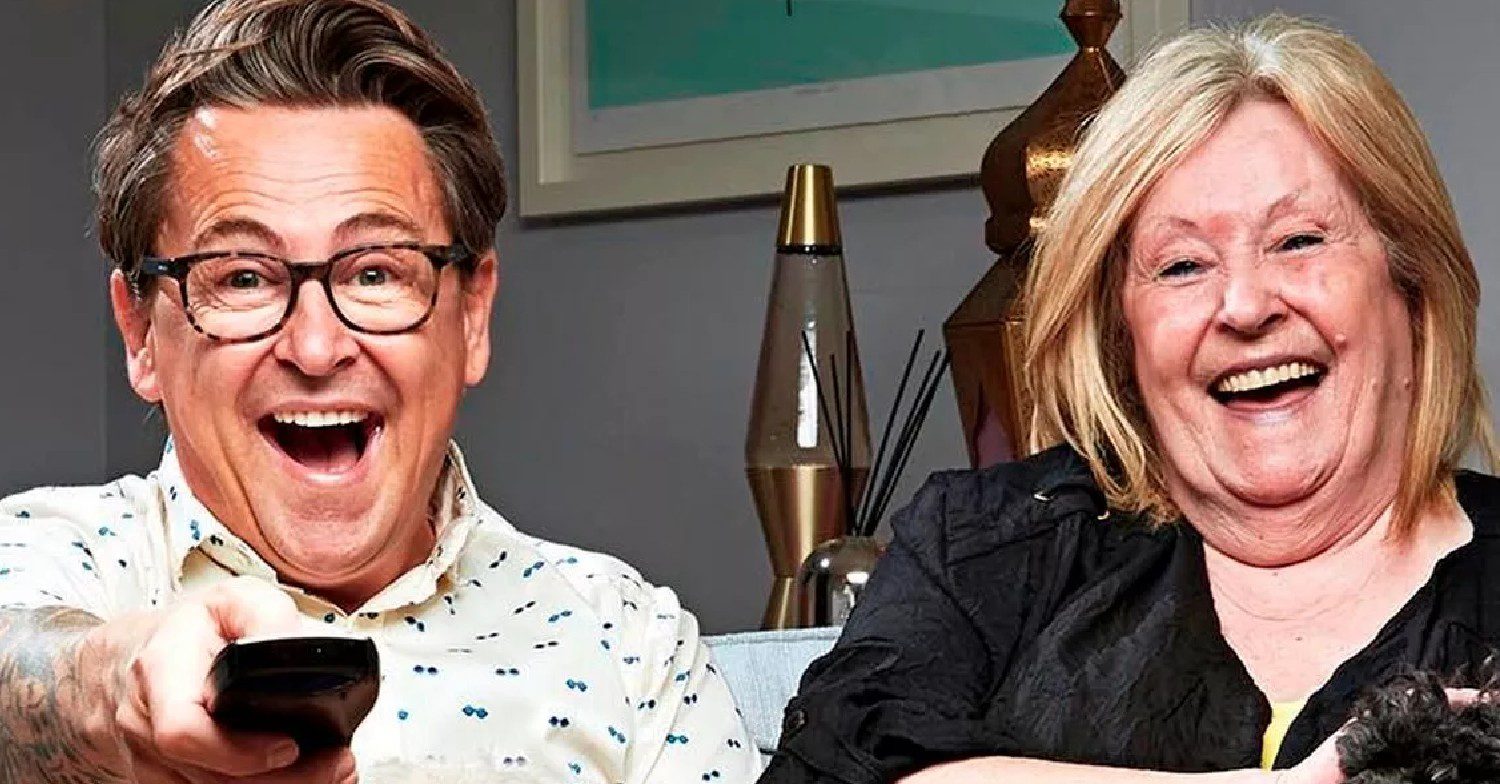 Stephen Webb and his mum Pat on Gogglebox