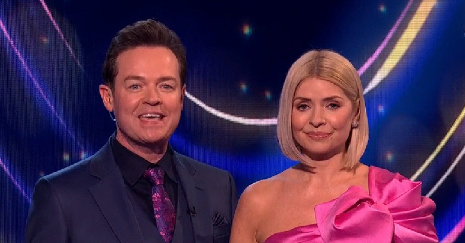 Stephen Mulhern and Holly Willoughy on Dancing On Ice
