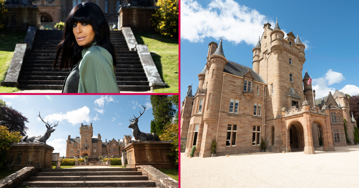 Claudia Winkleman at Andross Castle