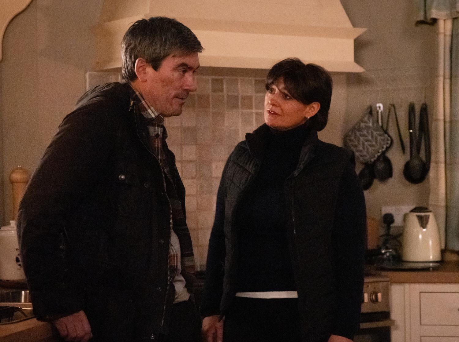 Emmerdale spoilers: Cain and Moira locked in a stressful conversation