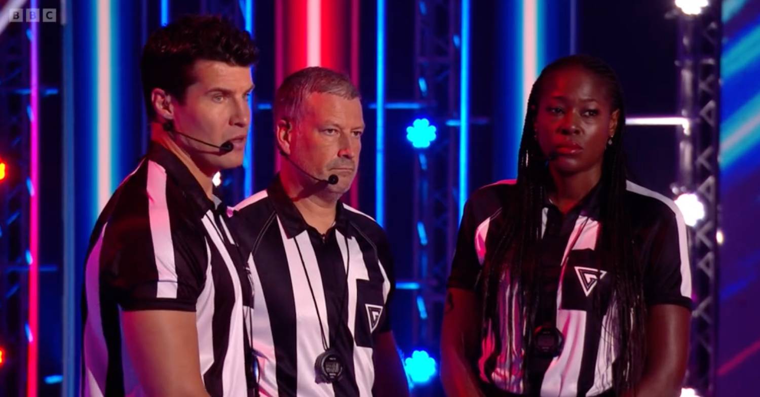 Gladiators referees watch on