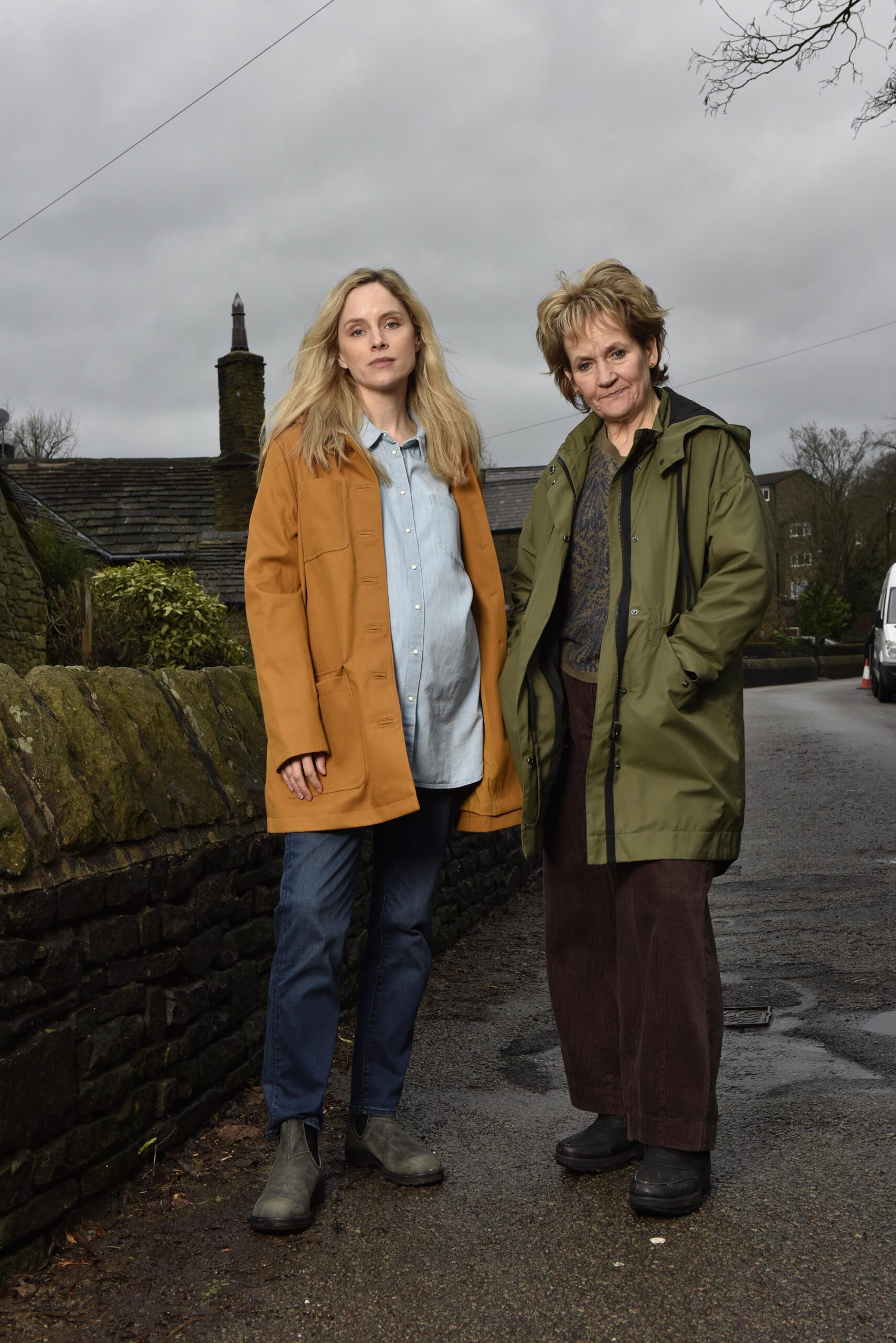 Sophie Rundle and Lorraine Ashbourne in After the Flood