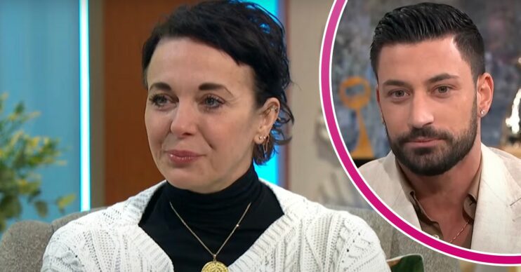 Amanda Abbington and Giovanni Pernice